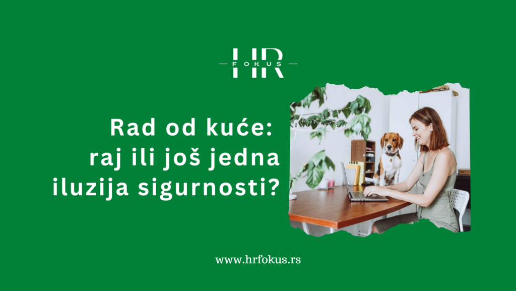 Žena i pas sede za stolom i gledaju računar